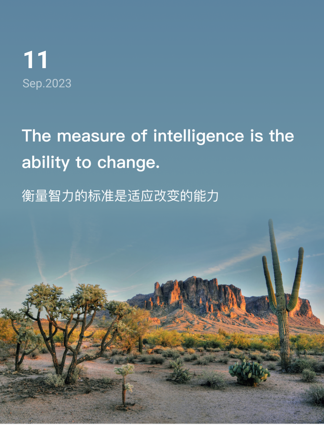 Intelligence：change72